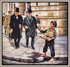 The Match Seller at the Strand